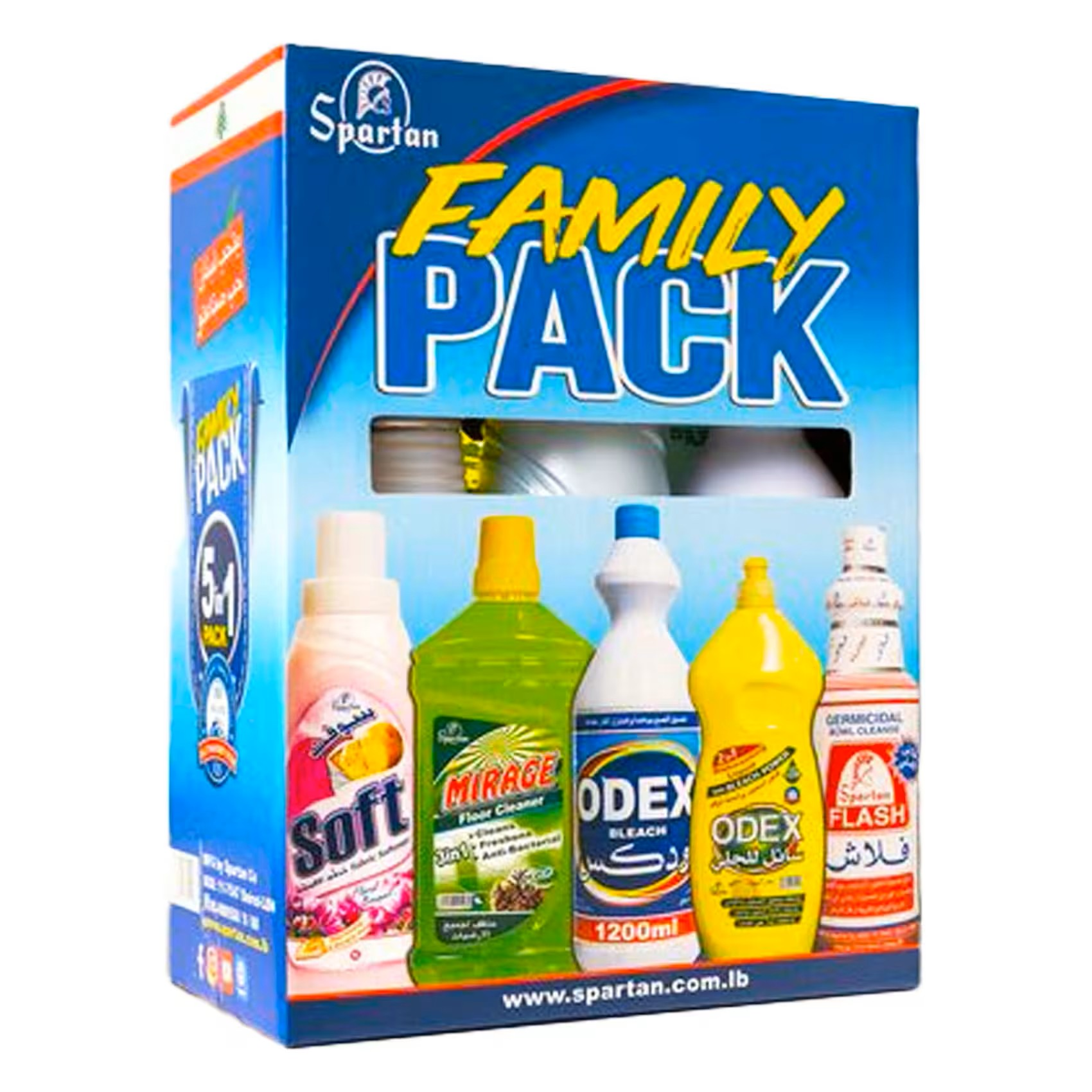 Spartan Family Pack 5 In 1