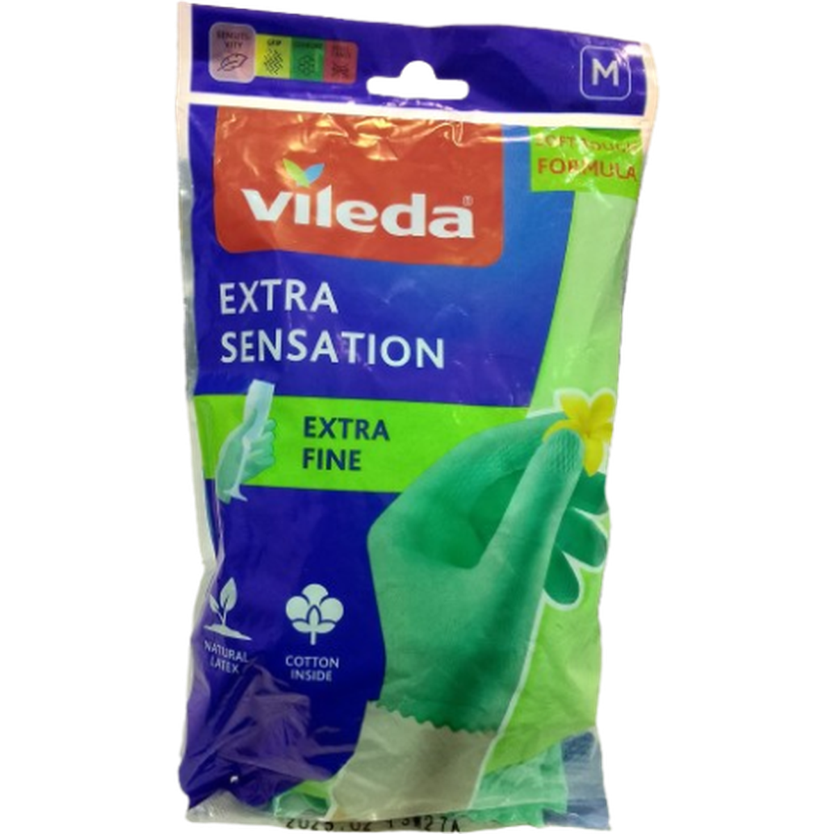 VILEDA GLOVES EXTRA SENSATION MEDIUM