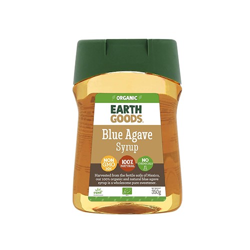 EARTH GOODS ORGANIC BLUE AGAVE SYRUP 350G