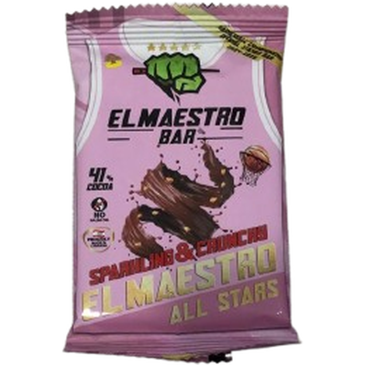 EL MAESTRO SPARKLING & CRUNCHY CHOCO BAR 40G