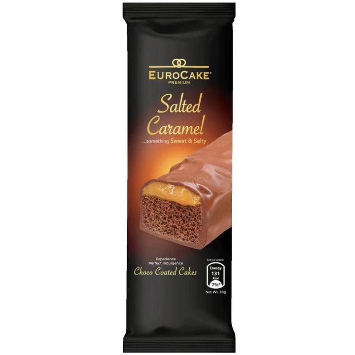 EURO CAKE SALTED CARAMEL CHOCO COATED CAKES 30G