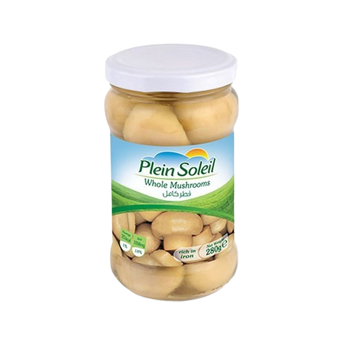 PLEIN SOLIEL WHOLE MUSHROOM 280G