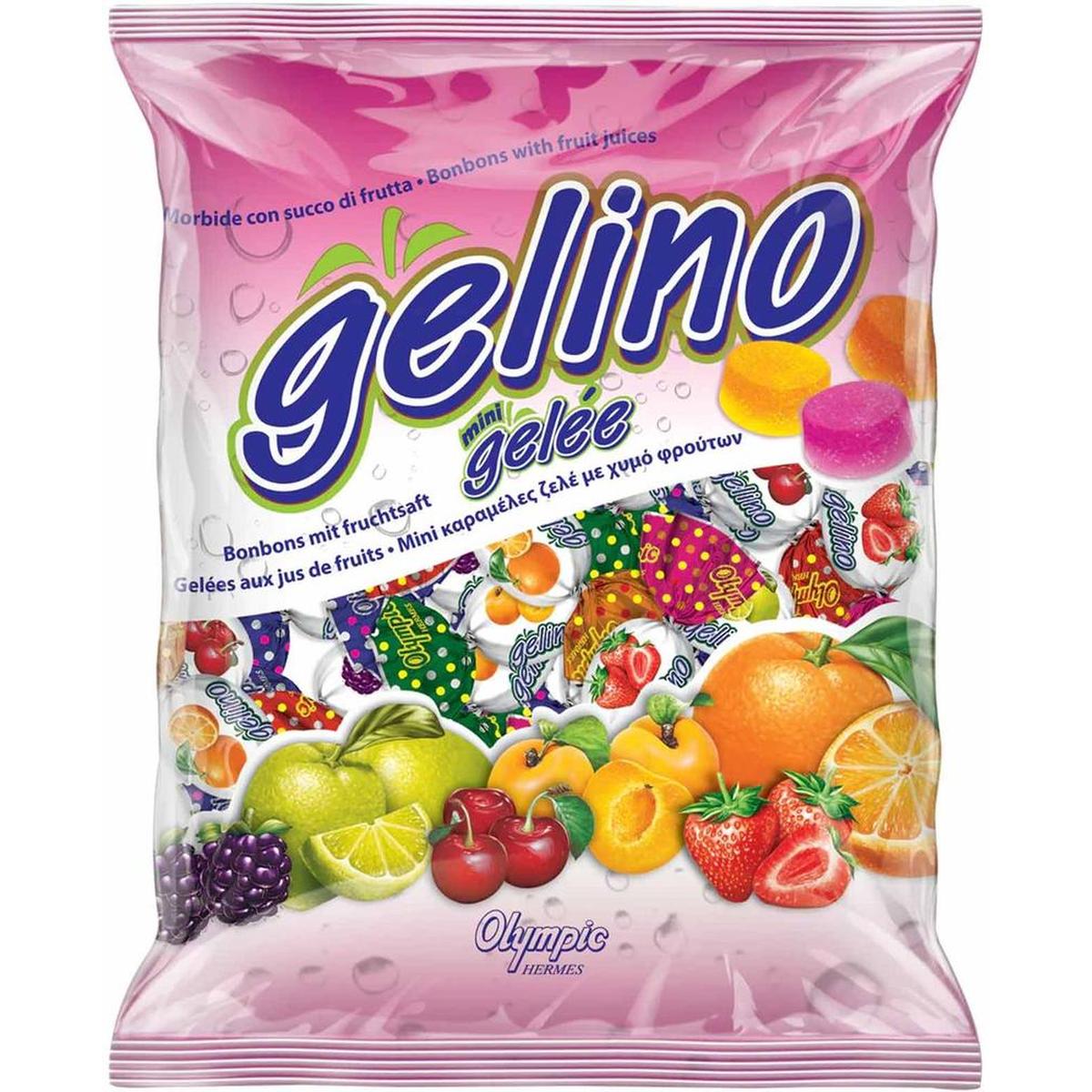 GELINO BONBONS WITH FRUIT JUICES 300G