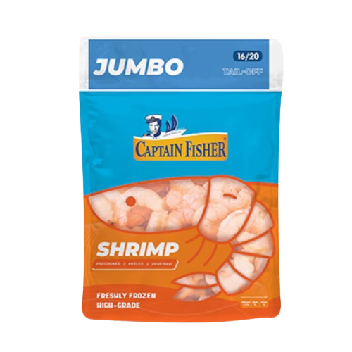 CAPTAIN FISHER SHRIMP COOKED JUMBO 16/20 400G