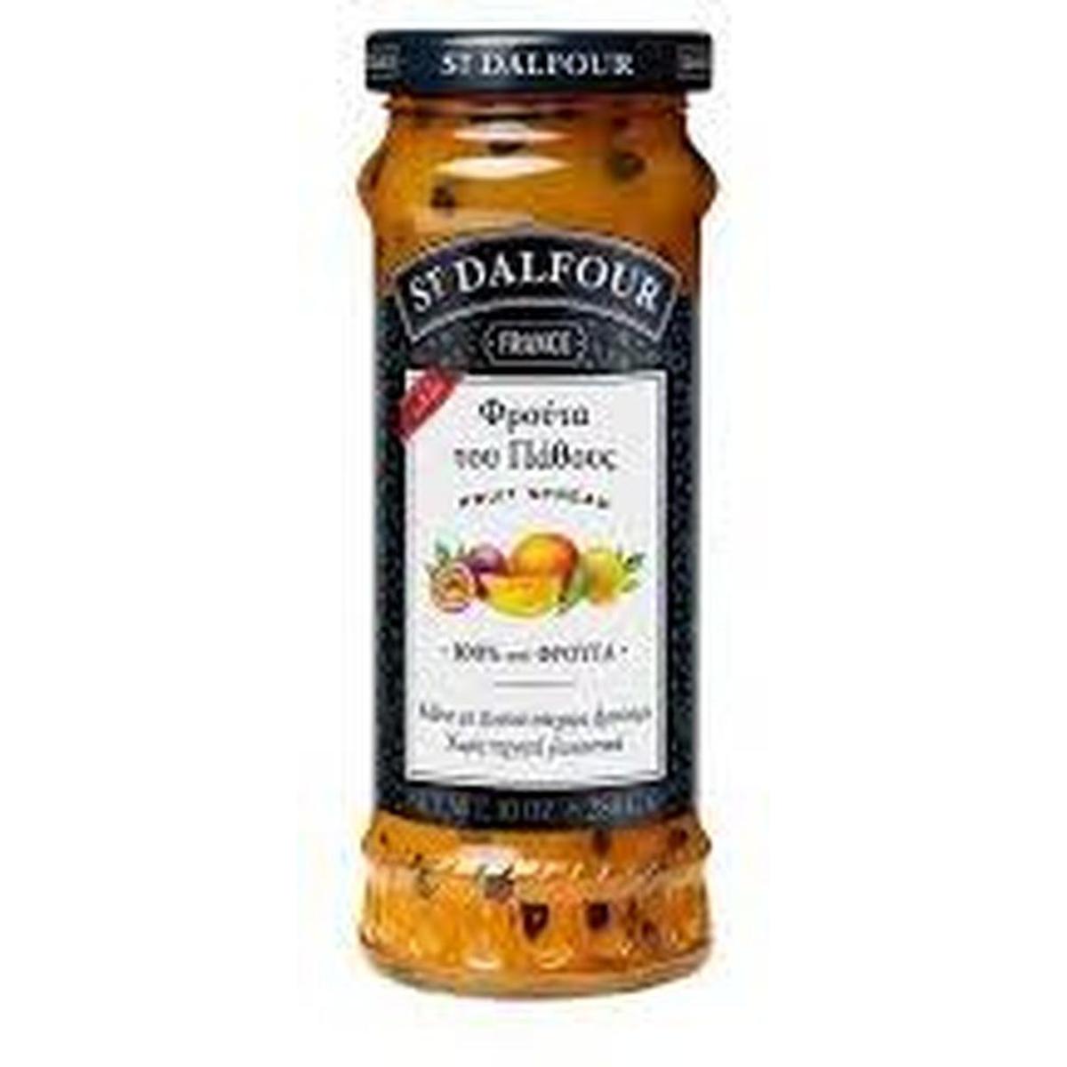 ST DALFOUR MANGO & PASSION FRUIT JAM  284G