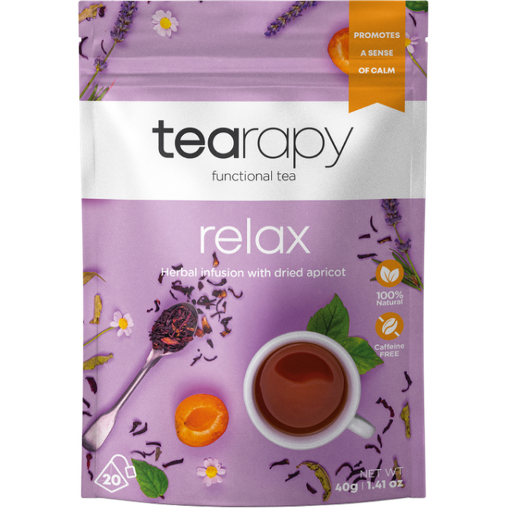 TEARAPY FUNCTIONAL TEA RELAX 60G DRIED APRICOT