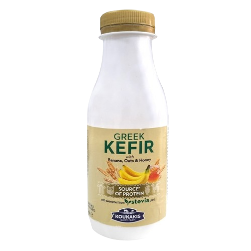 GREEK KEFIR BANANA ,OATS & HONEY 330ML