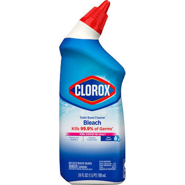 CLOROX TOILET BOWL CLEANER BLEACH 709ML RAIN CLEAN
