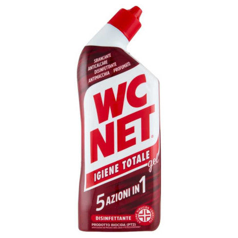Wc Net Gel Toilet Cleaner Total Hygiene 750ml