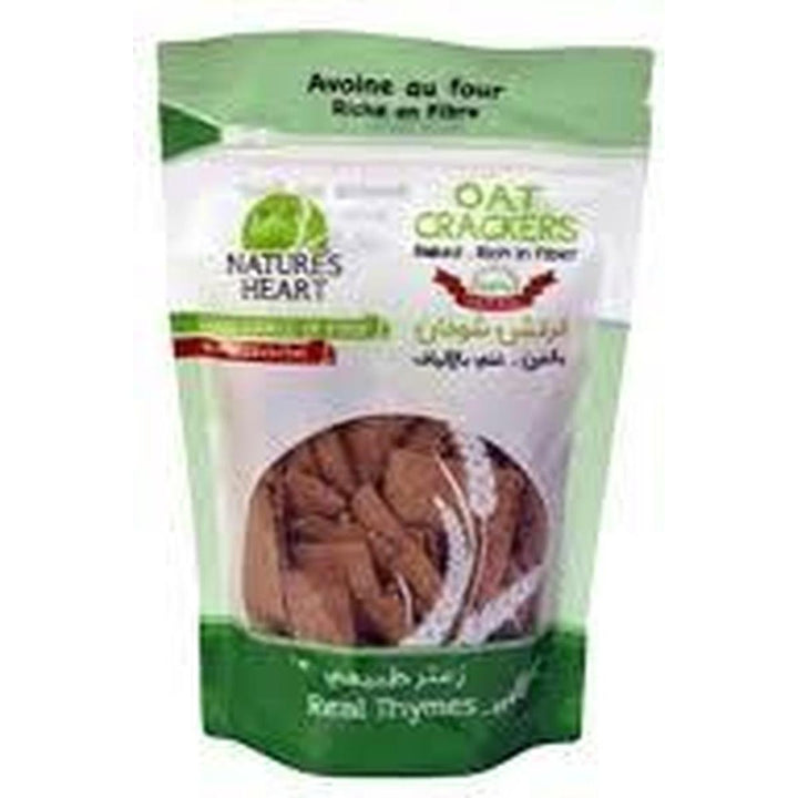 NATURE'S HEART HEALTHY OAT CRACKERS 150G NATURAL THYMES