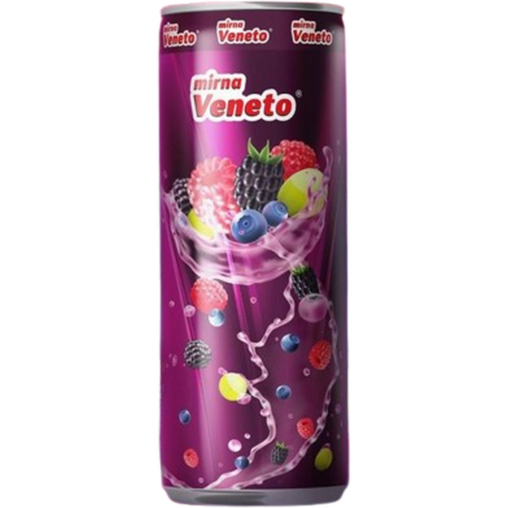 MIRNA VENETO SOFT DRINK 250ML BERRIES