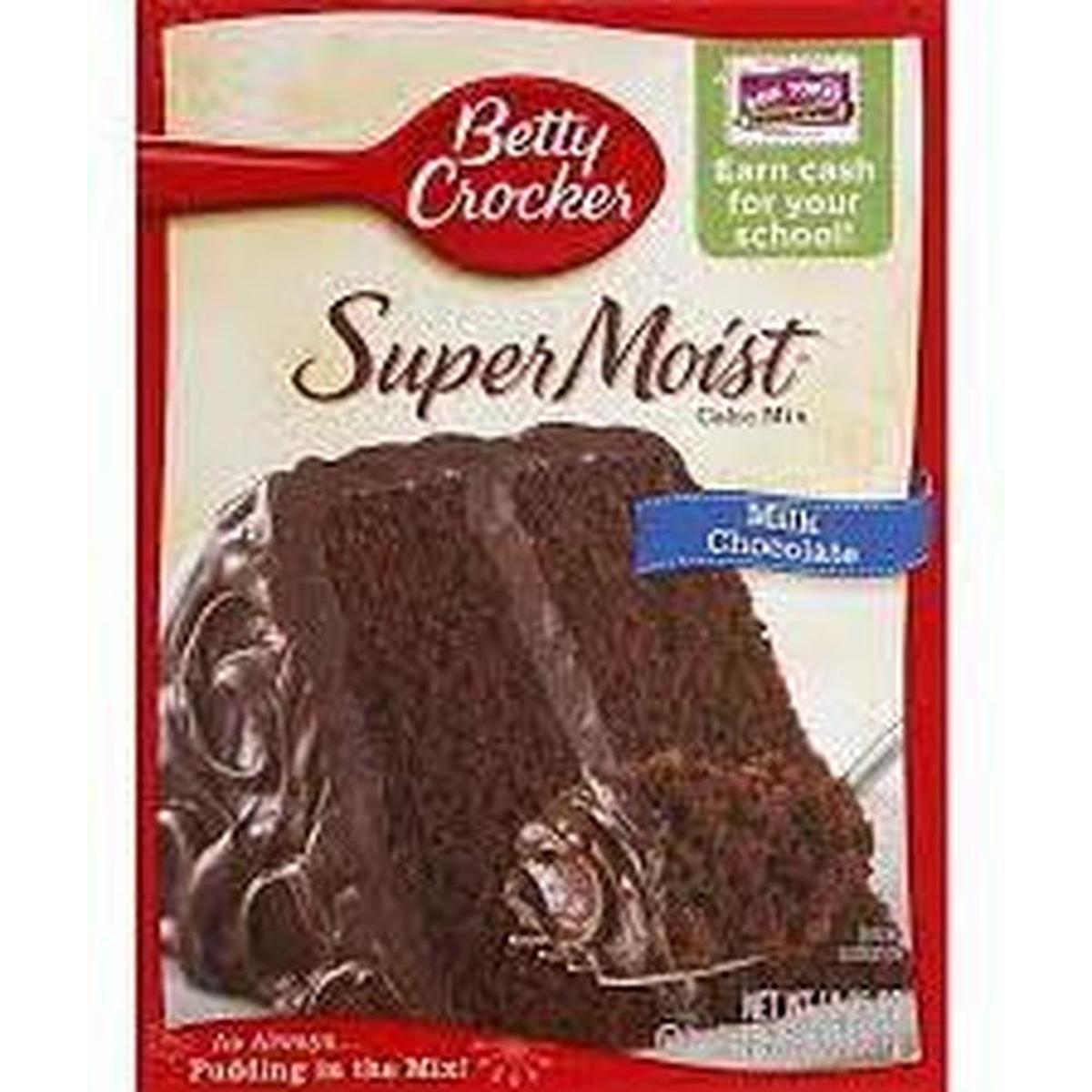 BETTY CROCKER CAKE MIX MILK CHOCOLATE 517G