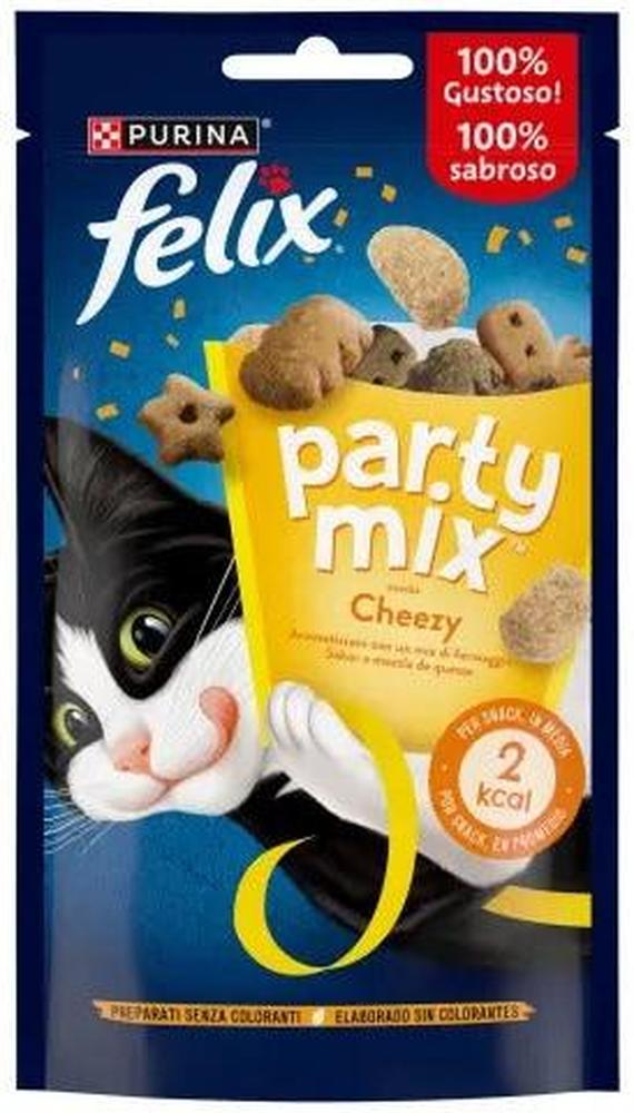 FELIX CAT FOOD PARTY MIX 60G CHEEZY