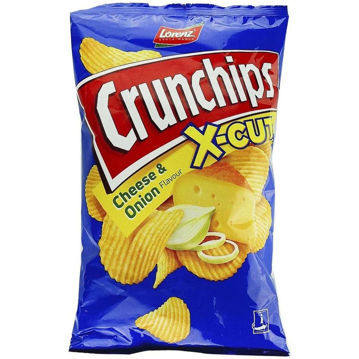 LORENZ CRUNCHIPS X.CUT CHEESE & ONION FLAVOUR 85G