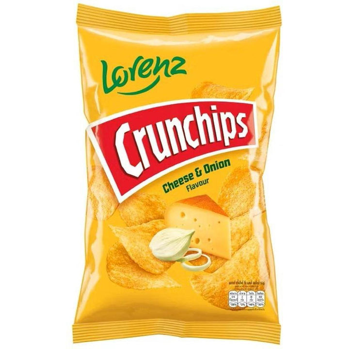 LORENZ CRUNCHIPS CHEESE & ONION FLAVOUR 100G