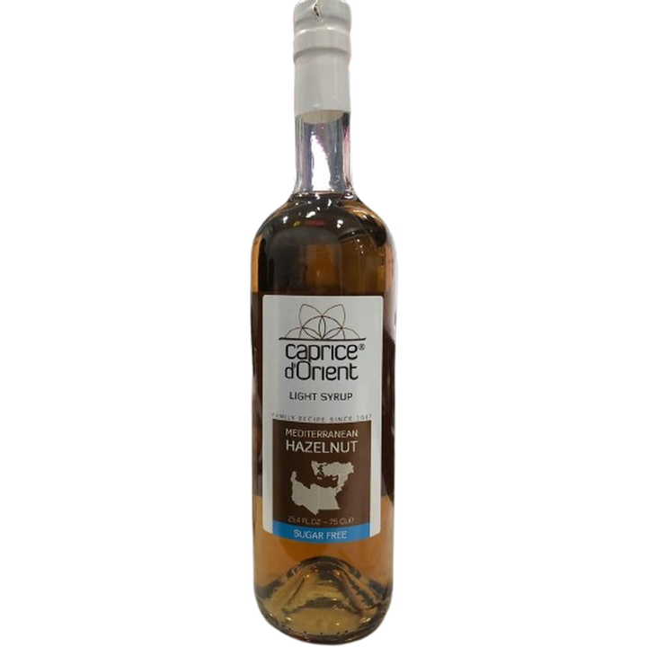 CAPRICE D'ORIENT SUGAR FREE SYRUP 750ML HAZELNUT