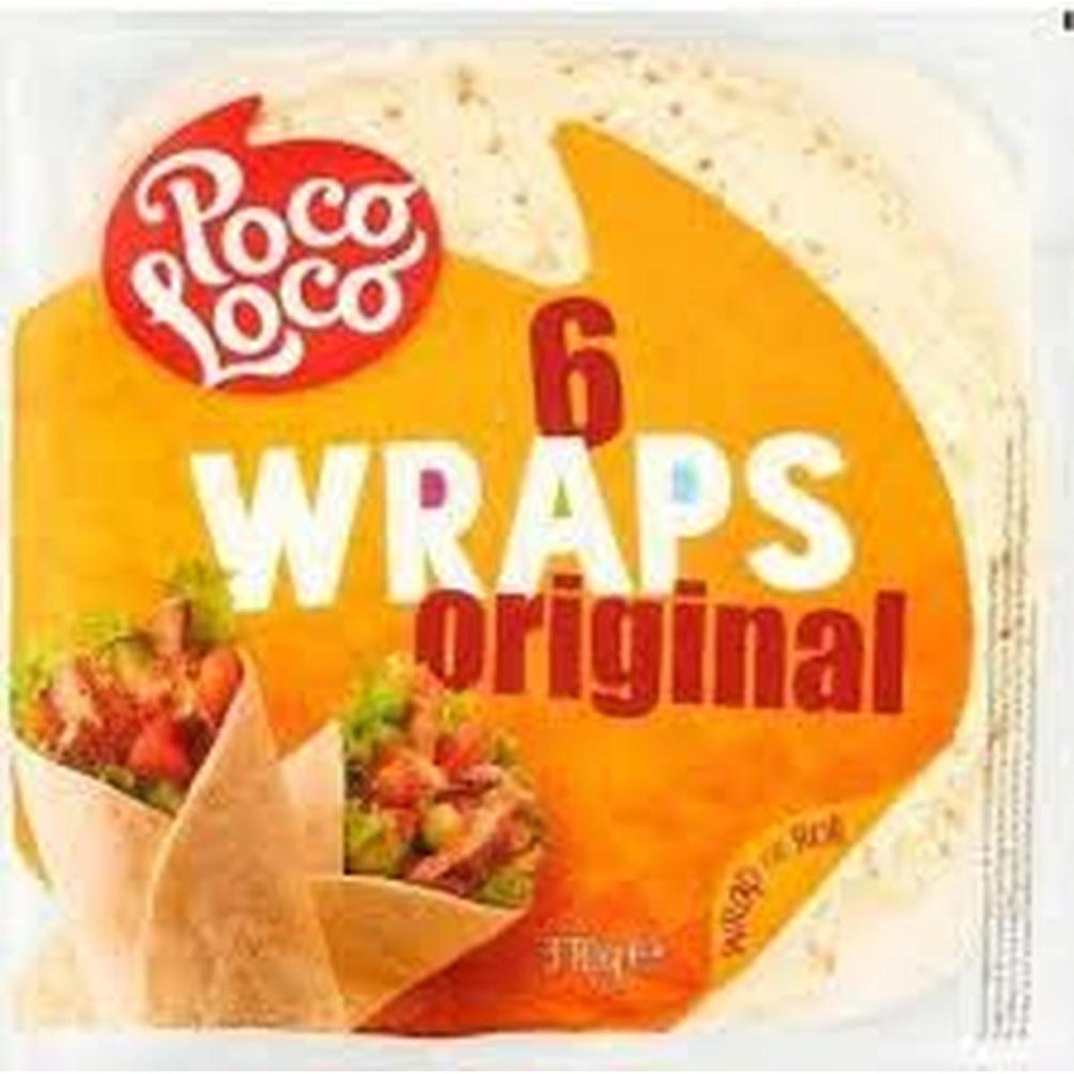 POCO LOCO TORTILLA  WRAPS ORGINAL 370G
