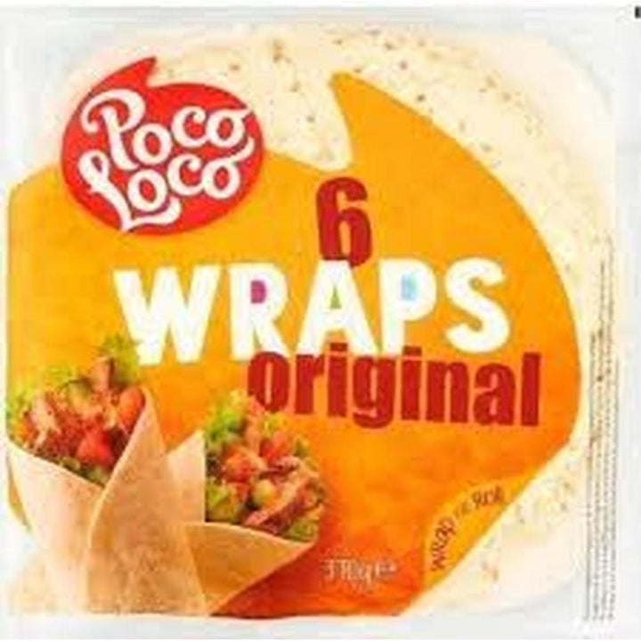 POCO LOCO TORTILLA  WRAPS ORGINAL 370G