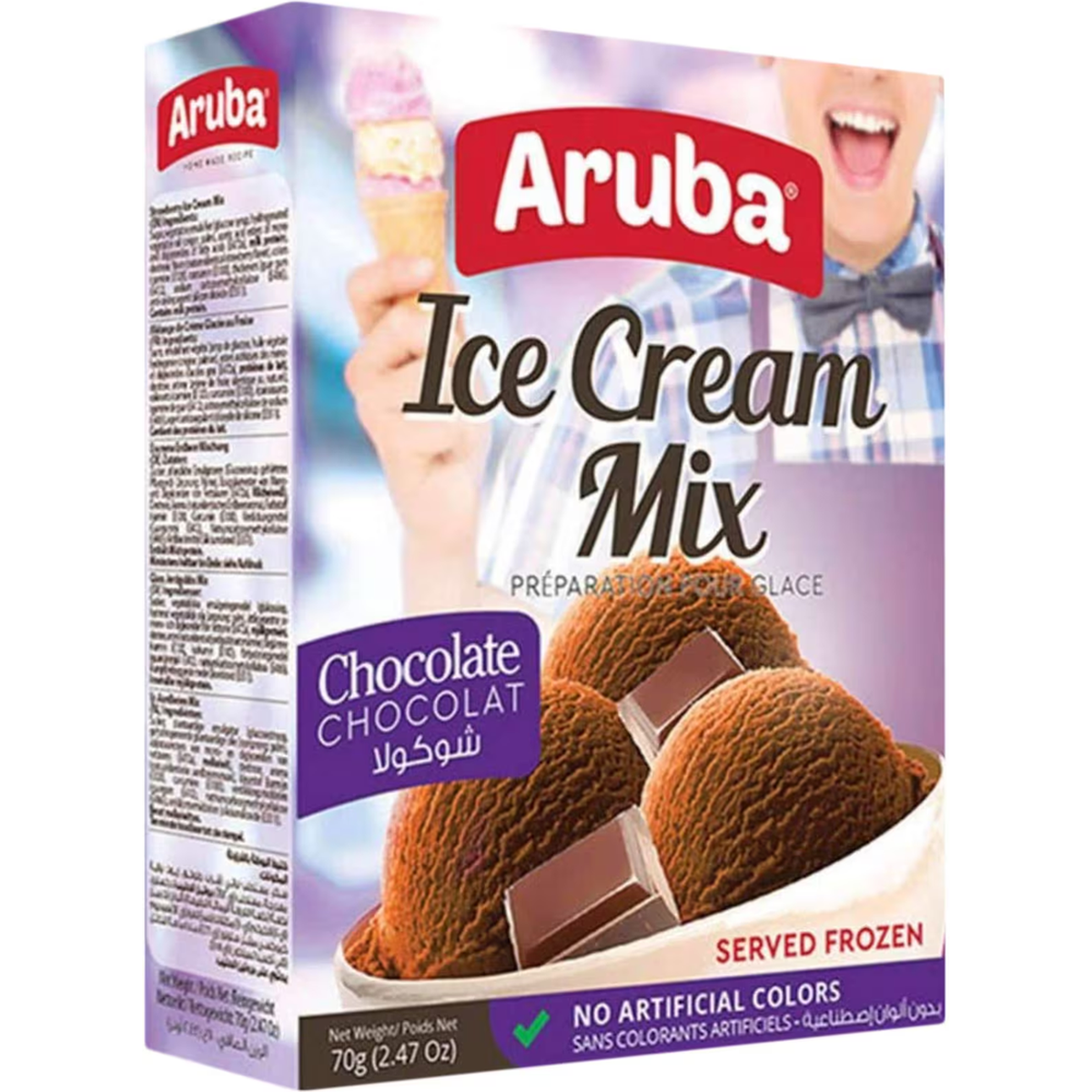 ARUBA ICE CREAM MIX CHOCOLATE 70G