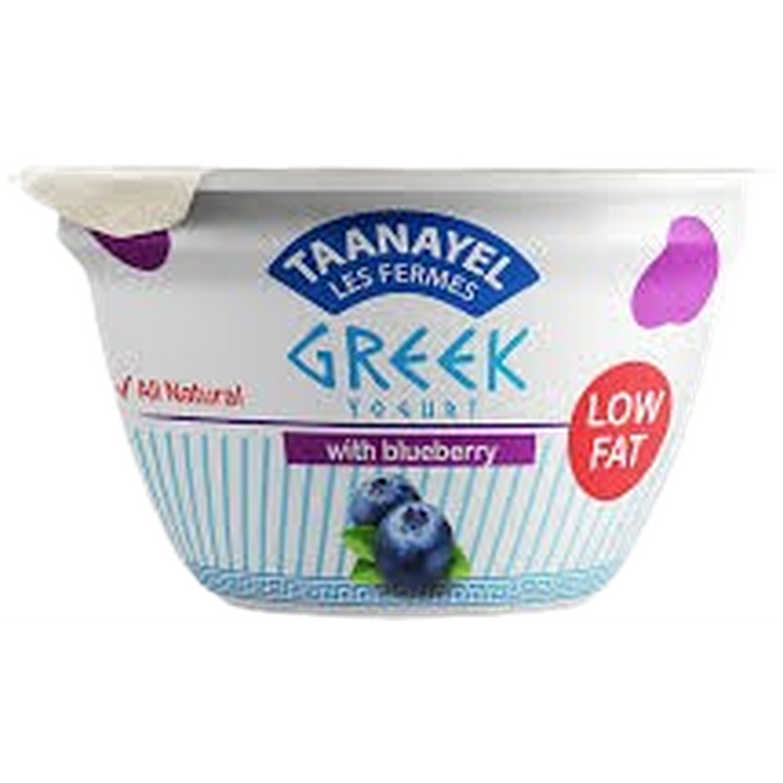 TAANAYEL GREEK BLUEBERRY YOGURT 150G