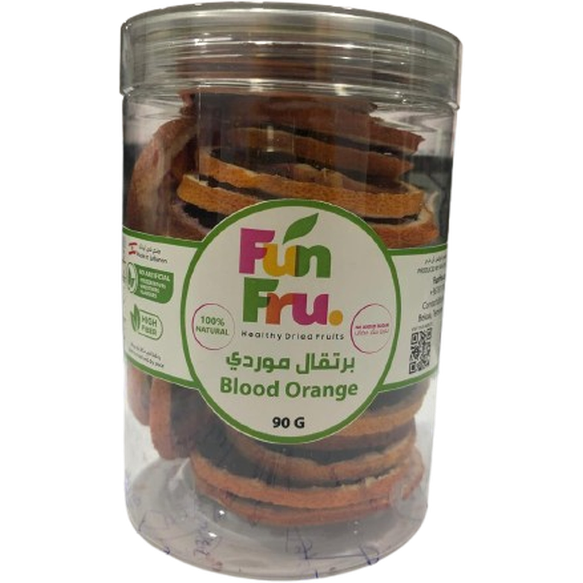 FUN FRU DRIED BLOOD ORANGE 90G