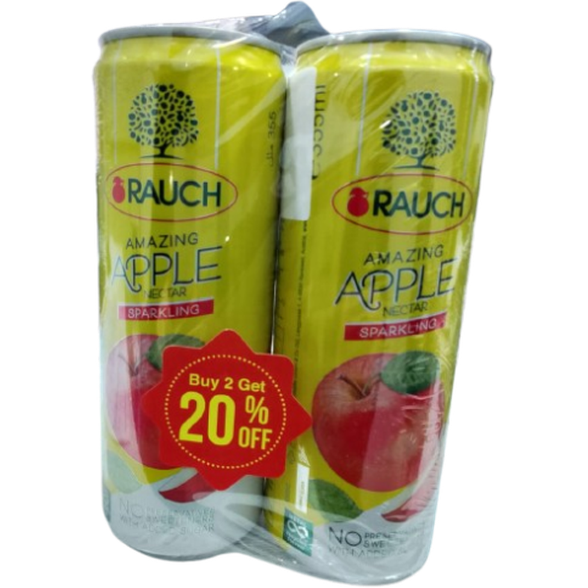 RAUCH APPLE DRINK 355ML*2 @ 20% OFF