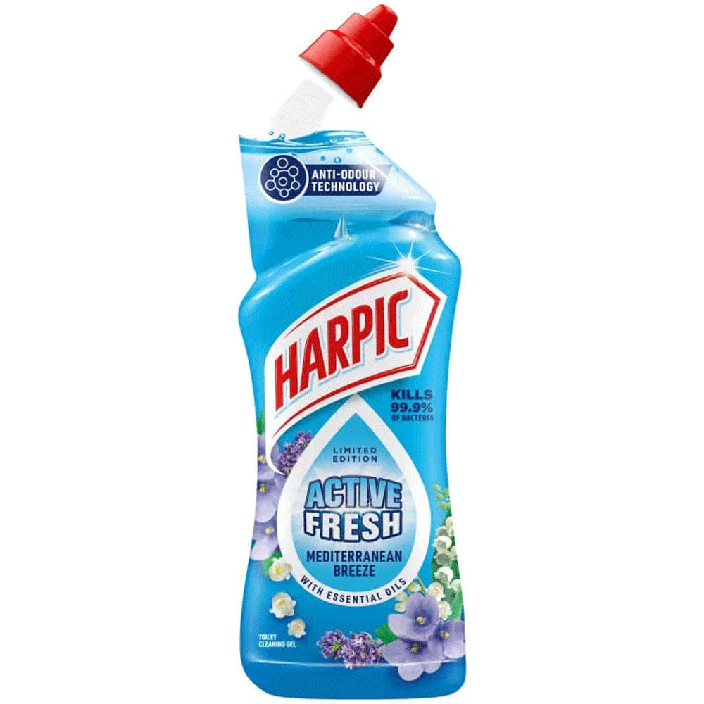 Harpic Toilet Clesning Gel Mediterranean Breeze 750Ml