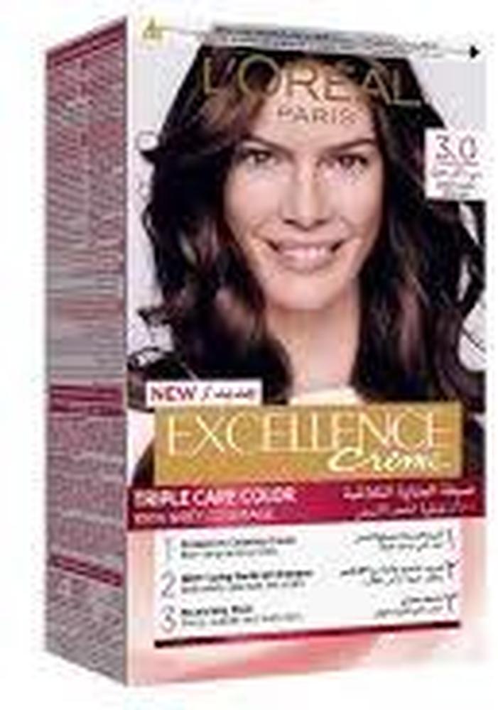 L'OREAL PARIS EXCELLENCE CREME N3 DEEP DARK BROWN