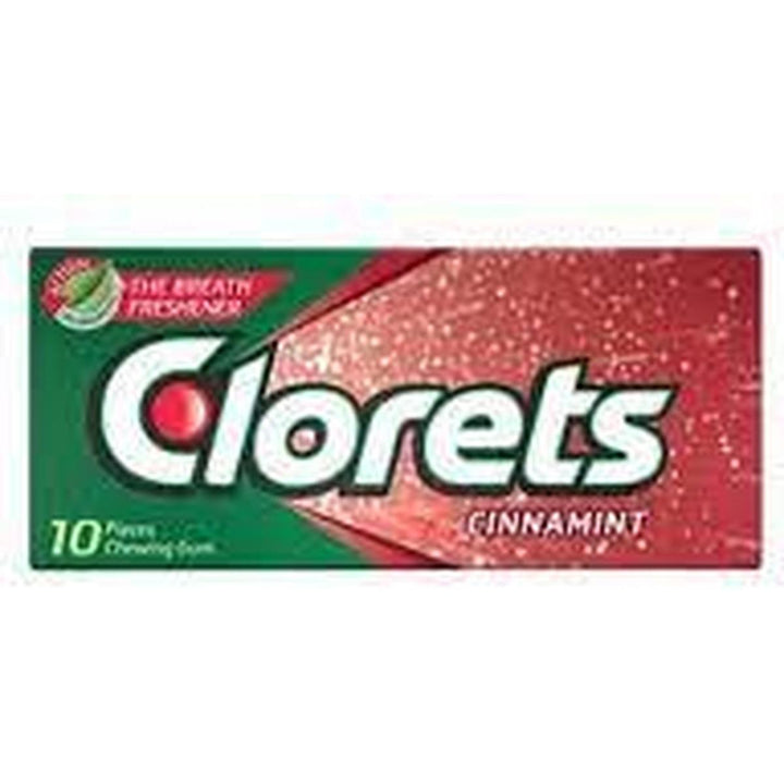 CLORETS CHEWING GUM CINNAMINT 10S