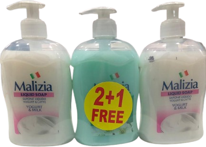 MALIZIA HAND WASH YOGURT & MILK*2 +1 MUSK FREE