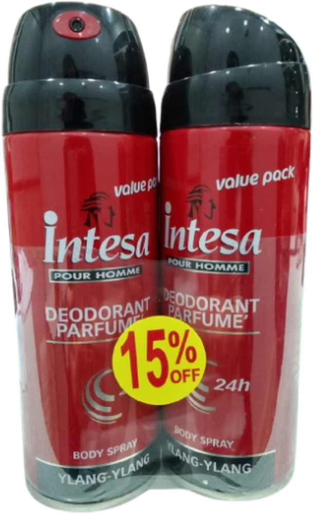 INTESA DEO MEN 200ML*2 @ 20 % OFF YLANG-YLANG