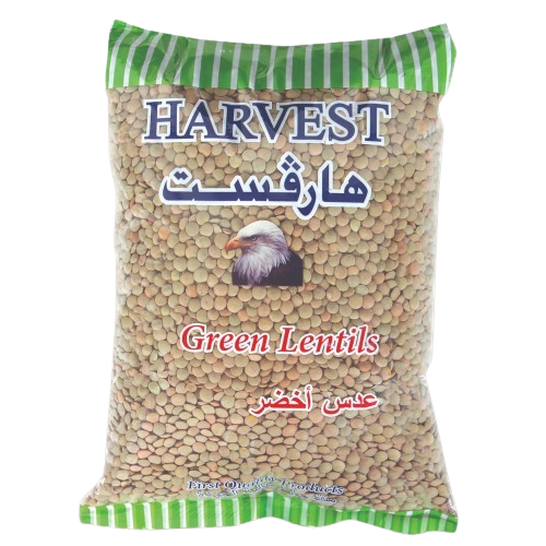 HARVEST GREEN LENTILS 1KG