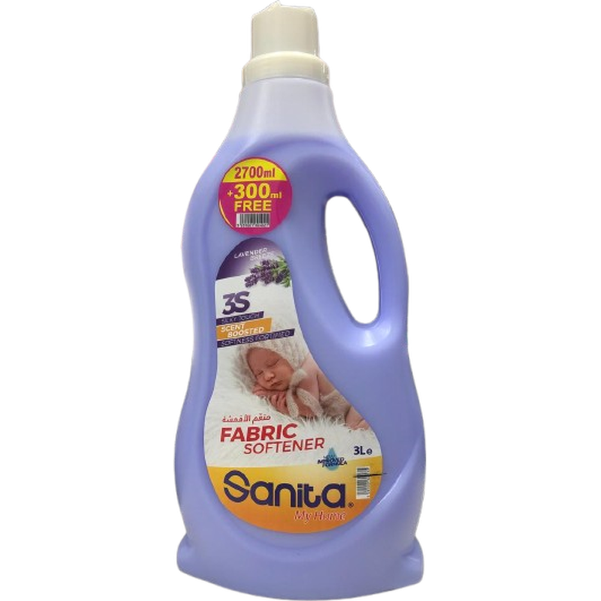SANITA FABRIC SOFTNER 3L LAVENDER +300ML FREE