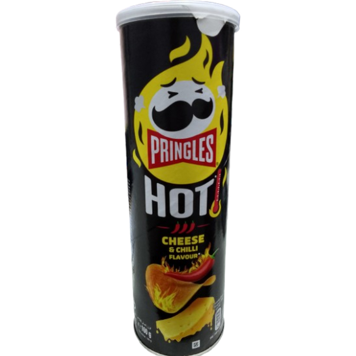 PRINGLES CHIPS 160G HOT CHEESE & CHILLI