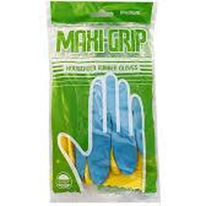 MAXI GRIP RUBBER GLOVES MEDIUM