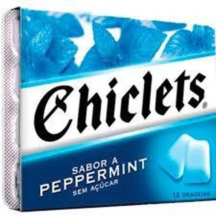 CHICLETS SABOR A PEPPERMINT 16G