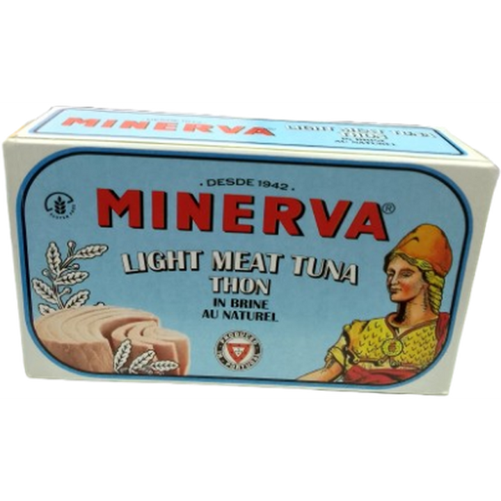 MINERVA TUNA 120G LIGHT MEAT NATURAL