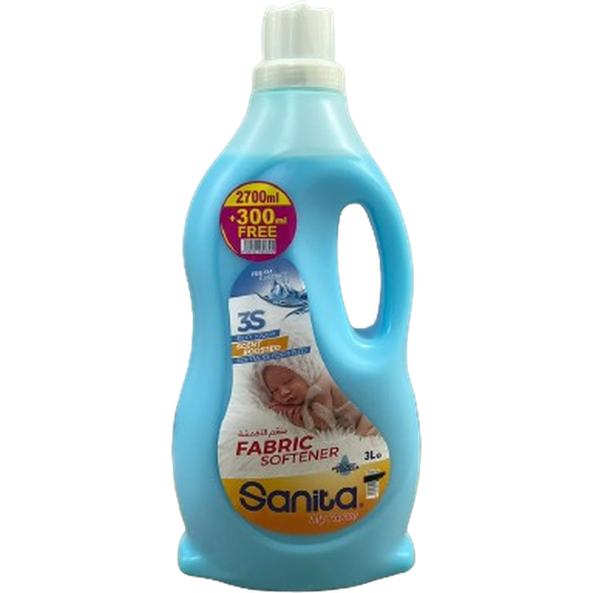 SANITA FABRIC SOFTENER SCENT BOOSTED 2700ML + 300ML FREE