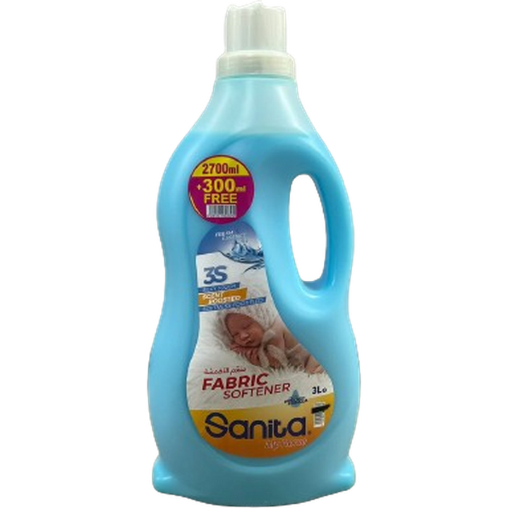 SANITA FABRIC SOFTENER SCENT BOOSTED 2700ML + 300ML FREE