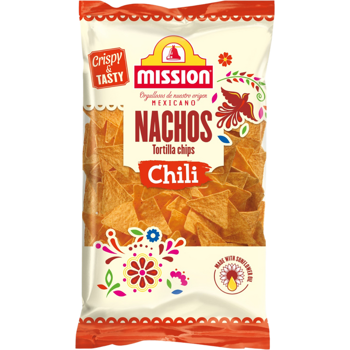 MISSION NACHOS TORTILLA CHIPS 175G CHILI