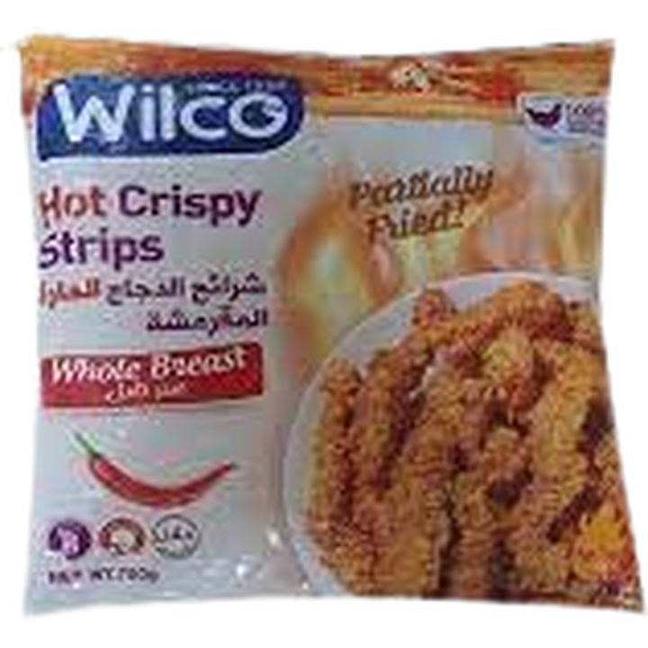 WILCO CHICKEN HOT CRISPY STRIPS 750G