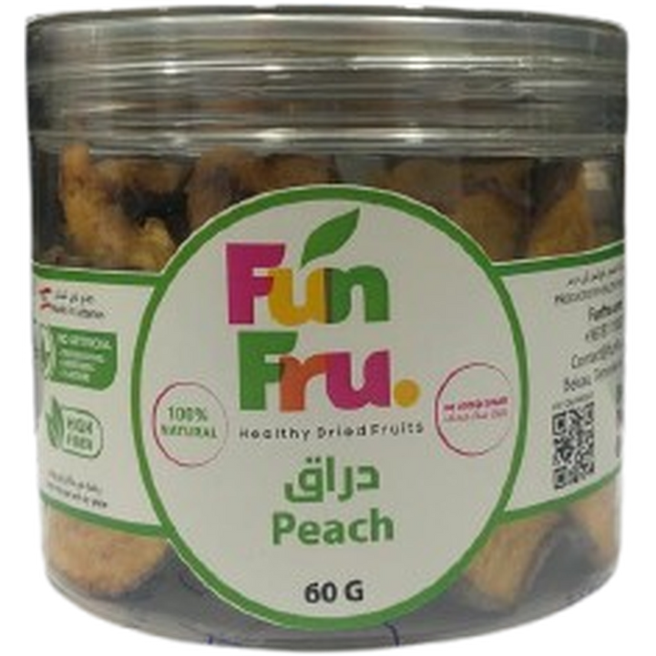 FUN FRU DRIED PEACH 60G