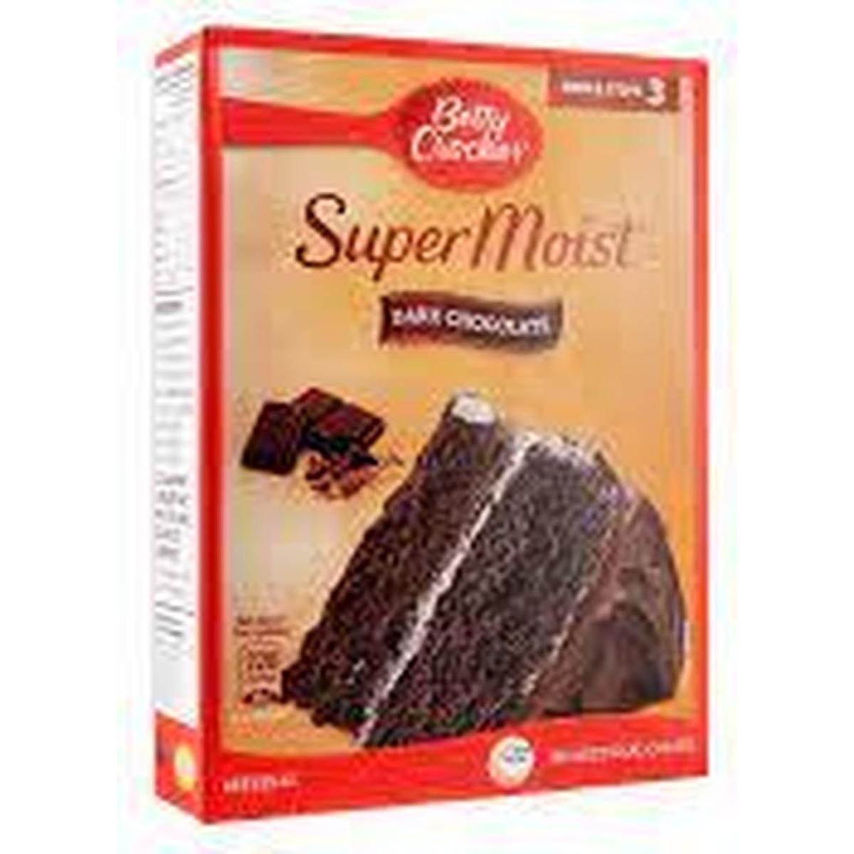 BETTY CROCKER SUPER MOIST DARK CHOC 500G