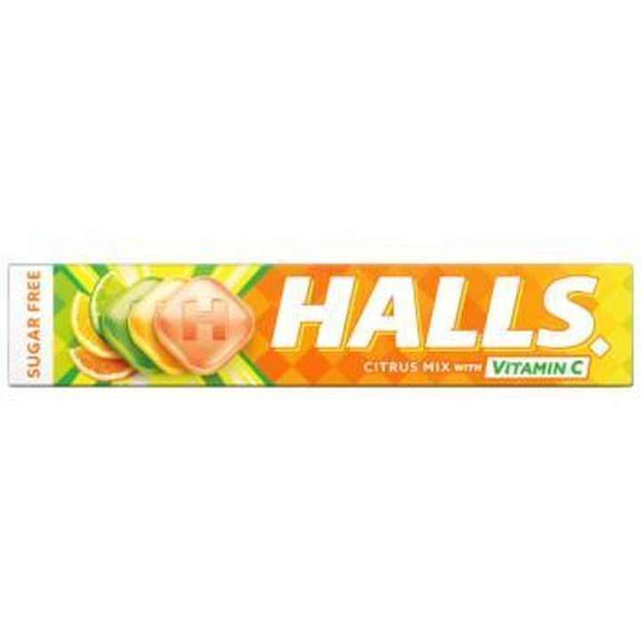 HALLS MENTHOLYPTUS SUGAR FREE CITRUS MIX32G