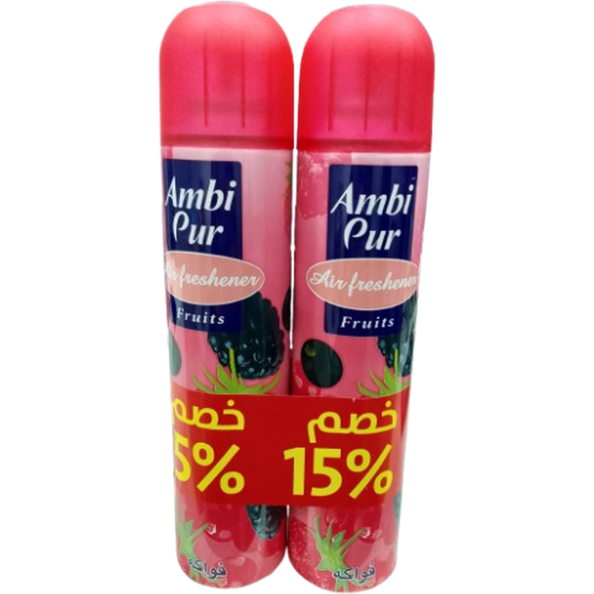 AMBI PUR AIR FRESHENER 300ML*2 FRUITS -15%