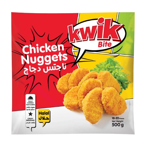 KWIK BITE CHICKEN NUGGETS 500G