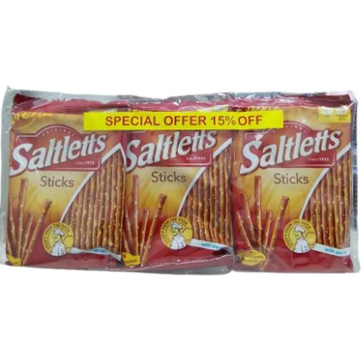 LORENZ SALTLETTS STICKS CLASSIC 40G*3 WITH SEA SALT @ 15%