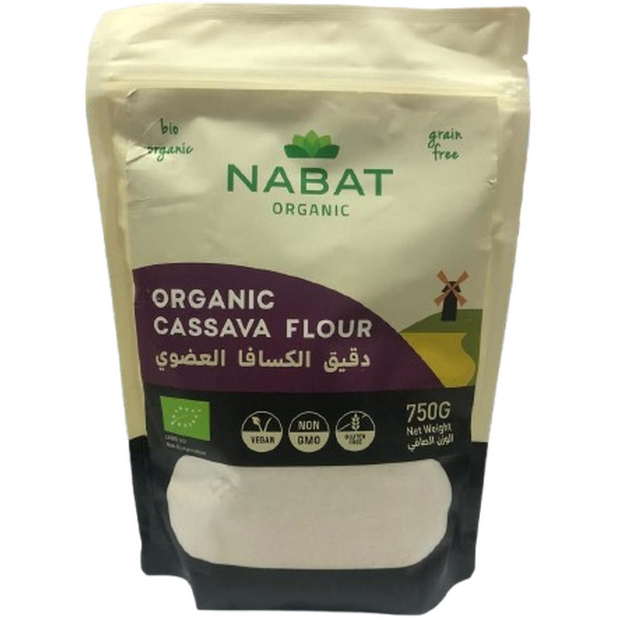 NABAT ORGANIC CASSAVA FLOUR 750G