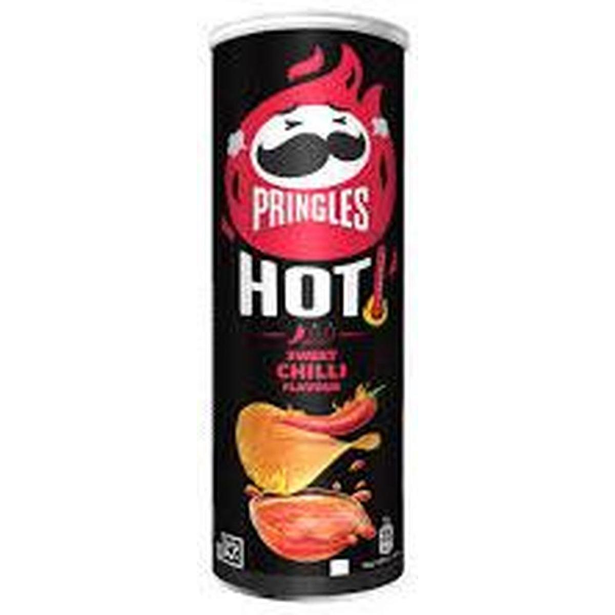 PRINGLES CHIPS 160G HOT SWEET CHILLI
