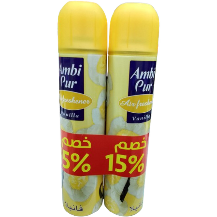 AMBI PUR AIR FRESHENER 300ML *2 VANILLA -15%